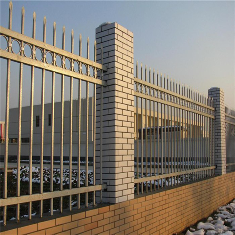 锌钢围墙护栏围栏栅栏 户外 农家院黑色防护栏