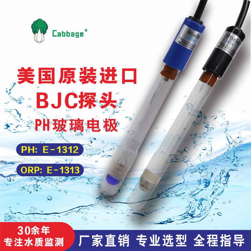 美国BJC E-1312-EC1-M10ST工业PH计电极
