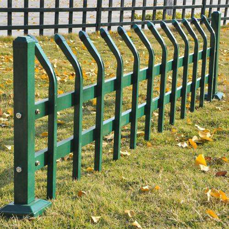 锌钢绿化带围栏草坪护栏 喷塑栏杆钢制 加厚料