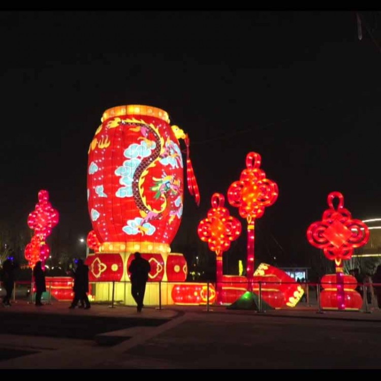 2023兔年节日节庆户外景区公园传统主题花灯装饰彩灯灯会