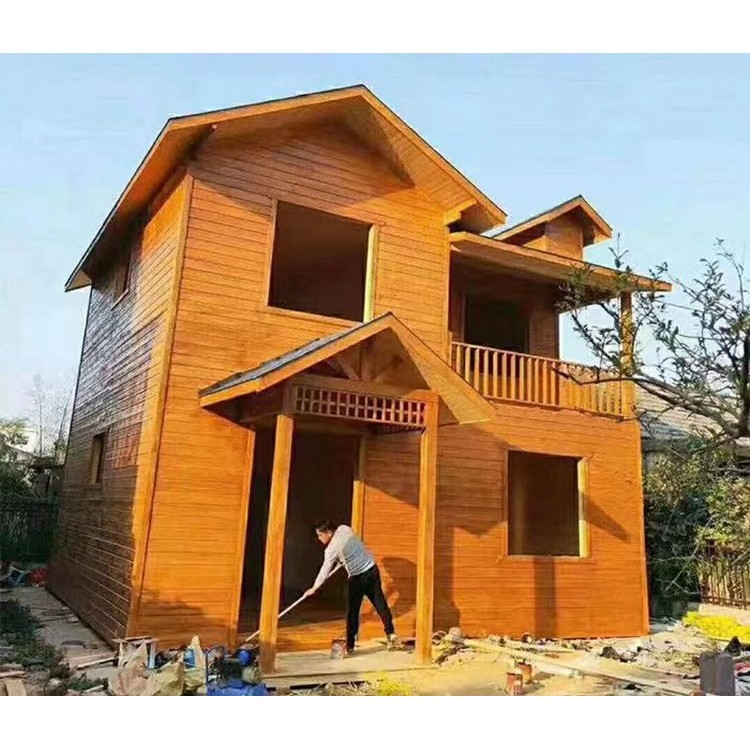 碳化木木屋定制 木质结构房屋 农家乐防腐木房子 施工安装