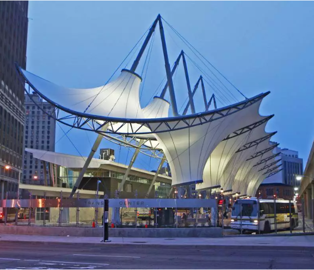 景观膜结构工程景观棚景区张拉膜结构厂家工厂造价