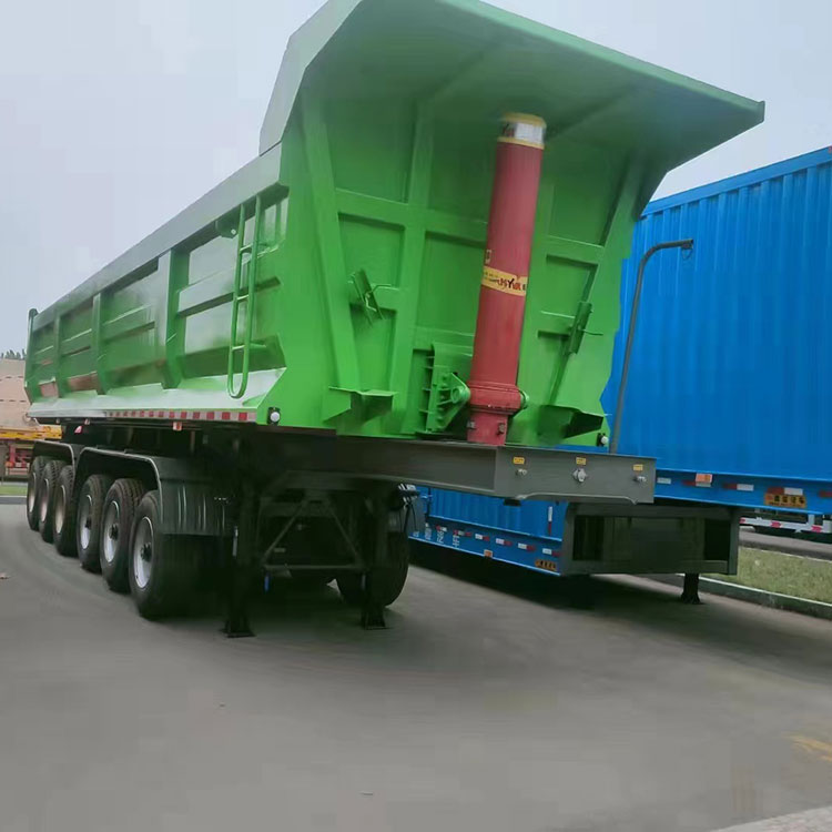 出口后翻自卸半挂车