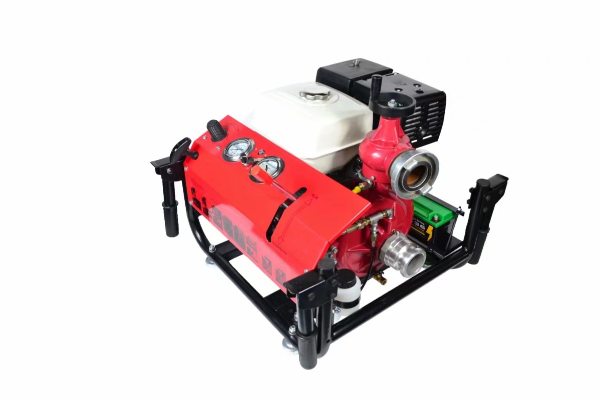 手抬式汽油机动消防泵65mm自吸大扬程2.5寸EYC65QG