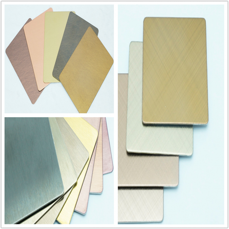 佛山供应定制304不锈钢彩色板材现货 不锈钢装饰板材