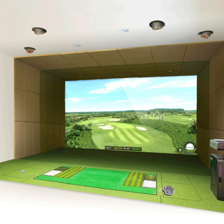 广州穗体室内高尔夫模拟器虚拟仿真高尔夫模拟器单屏室内高尔夫