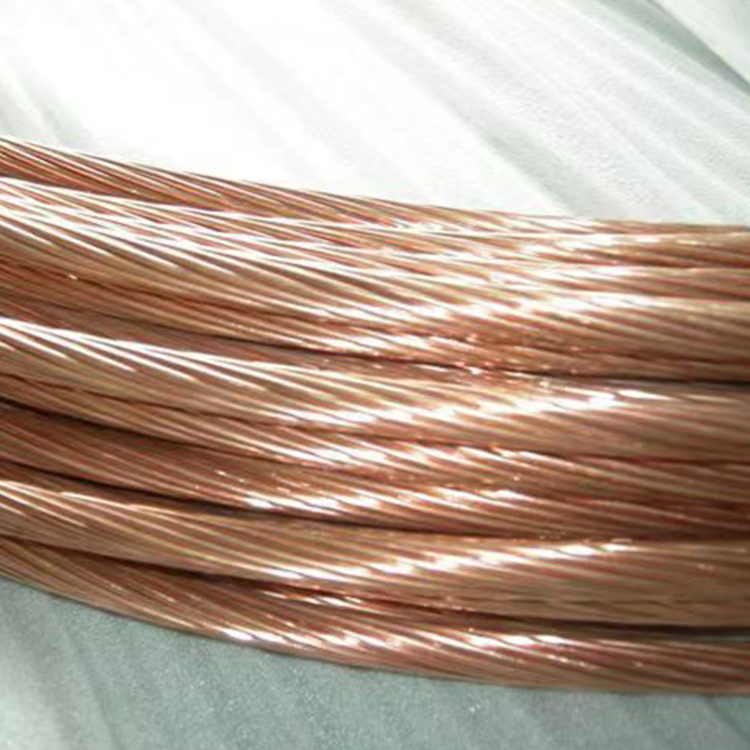 防雷铜包钢绞线 地铁施工多股编织水平接地引线 欢迎选购