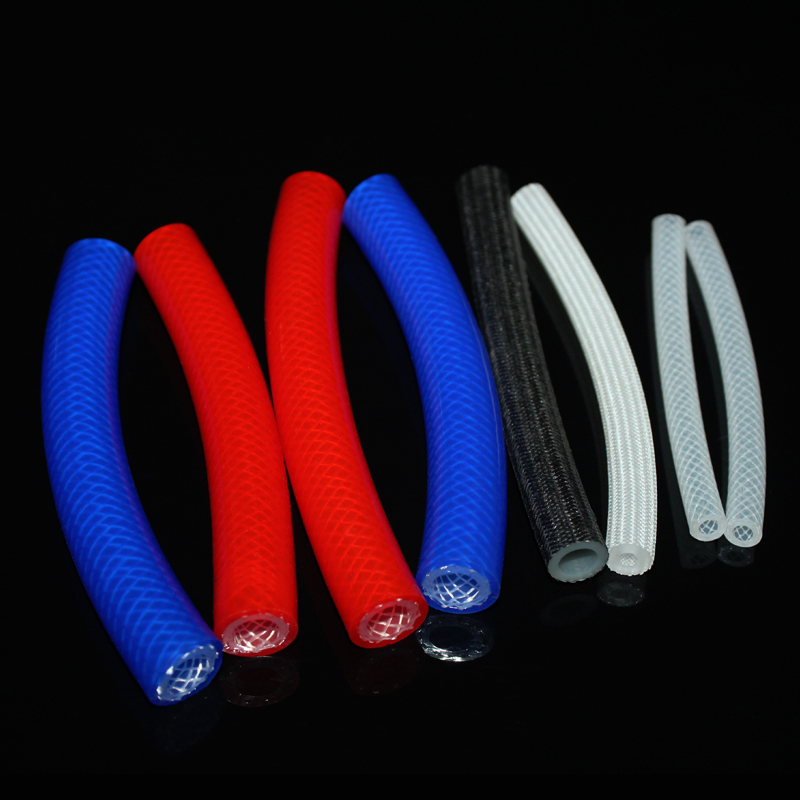 Silicone braided tube