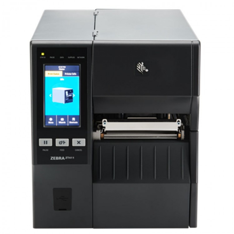 斑马ZT411工业级条码打印机 门票 电子标签二维码打印机