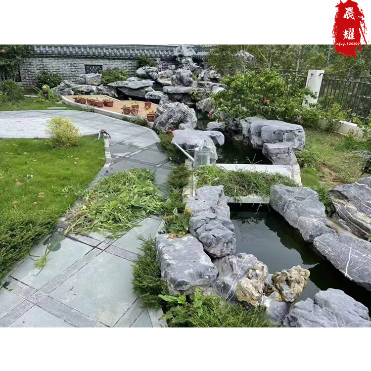 庭院打造太湖石假山，太湖石原石批发基地