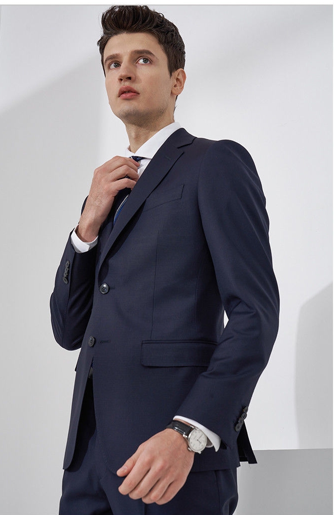 吉姆萨斯西服定做上班办公室英伦韩版西装订制面试求职职业装