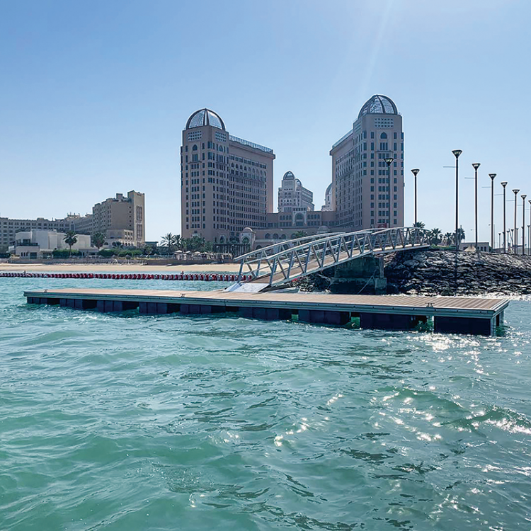 卡塔尔铝合金码头&防浪带