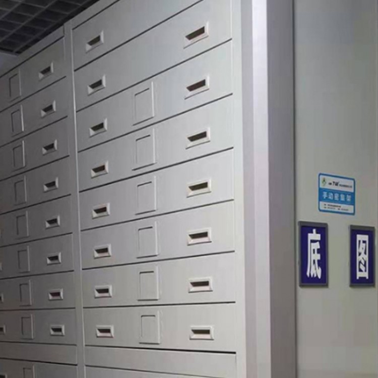 四川 成都密集柜 档案装具 密集架2022年新款密集底图柜
