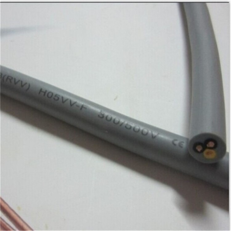 易初电缆 H05VV-F电缆 欧标护套线 欧标电源线