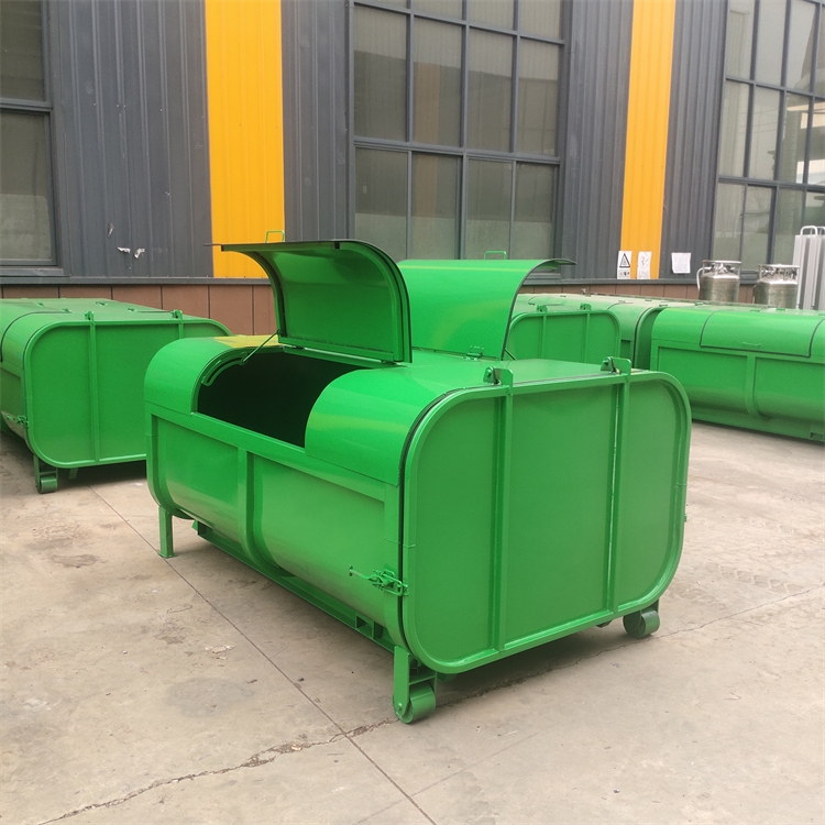 3方上下圆弧垃圾箱