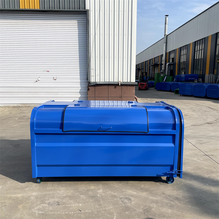 上圆下直垃圾箱