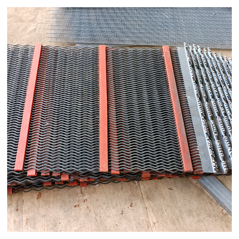 波纹防堵筛网65Mn钢丝筛网振动筛网矿山筛网