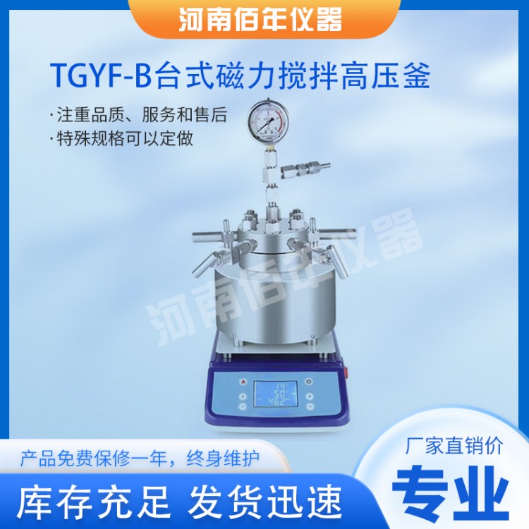 TGYF-B台式磁力搅拌高压釜