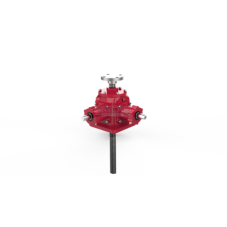 SNL90 bevel gear screw elevator with manual shaking vertical elevator