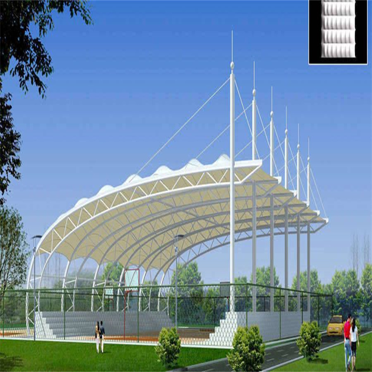 贵州篮球场膜结构，网球场膜结构设计与施工厂家