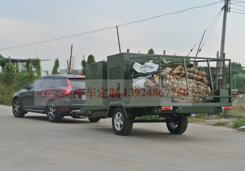 ATV越野露营作战拖挂车 全挂车