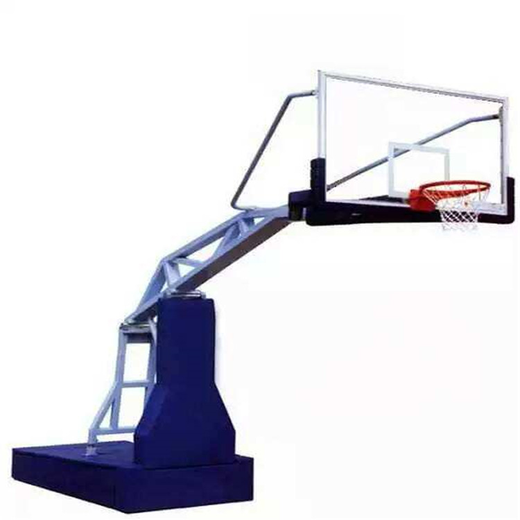 篮球架 室外箱式移动悬臂电动款式钢化玻璃加厚篮板