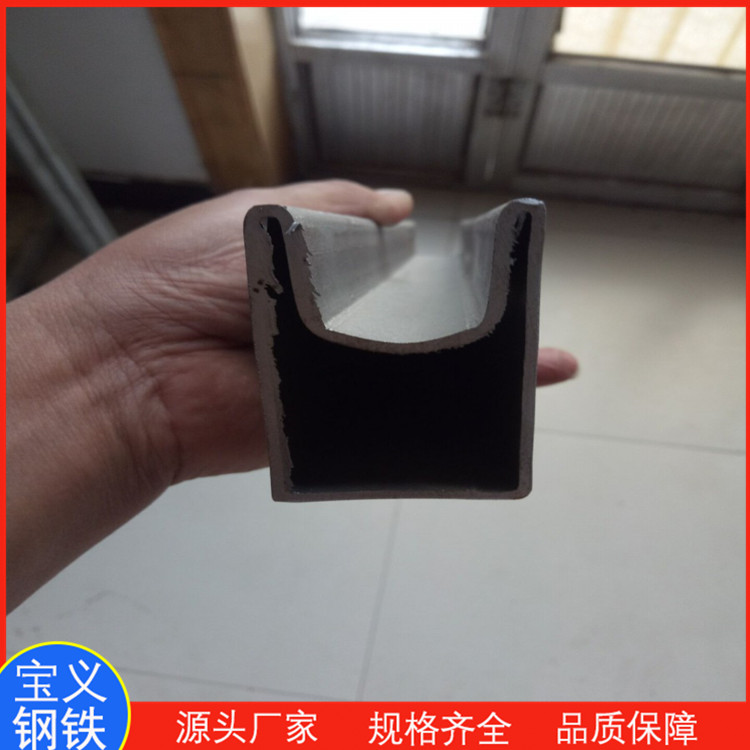 40*60双面凹槽管生产厂家/40*80偏凹槽管加工厂