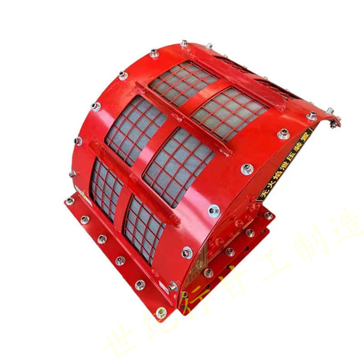 旋风除尘器无焰泄爆阀装置