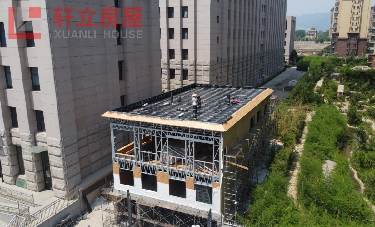 Hebei Light Steel Villa Material Manufacturer, Rural Two-Story Light Steel Houses for Self-construction