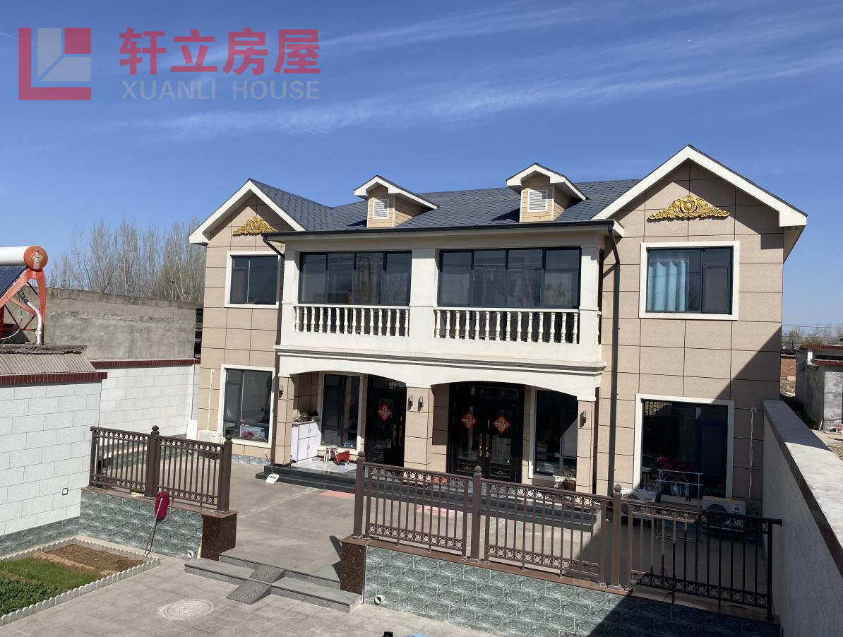 衡水轻钢别墅建房 农村二层轻钢结构房屋设计施工