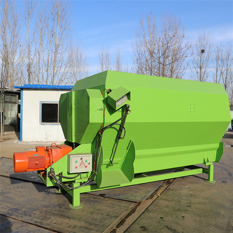 5-cubic-yard twin-axle mixer, automatic weighing mixer, TMR forage mixer