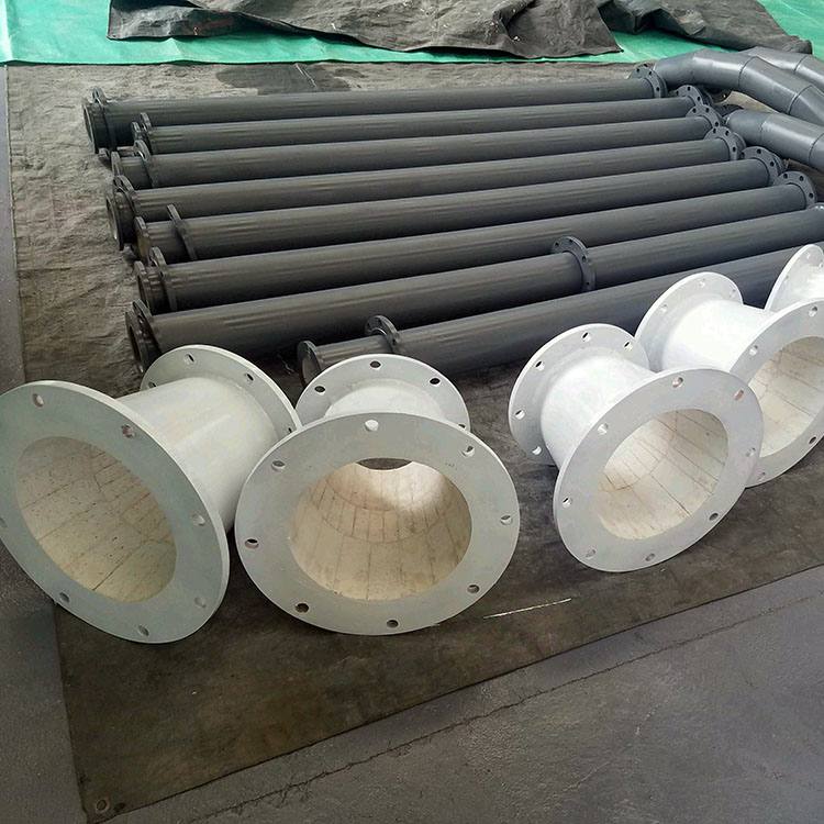 厂家直供 钢衬耐磨陶瓷贴片变径管 耐磨陶瓷管道