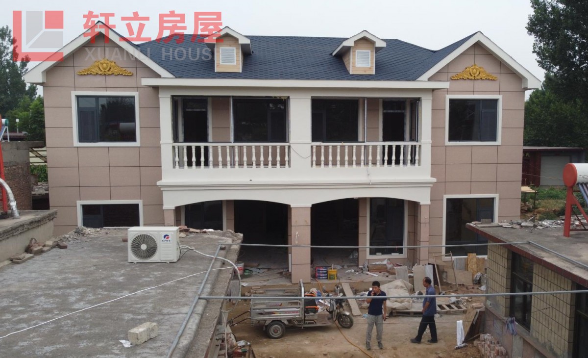 河北轻钢别墅厂家 轩立乡村轻钢结构房屋设计建造