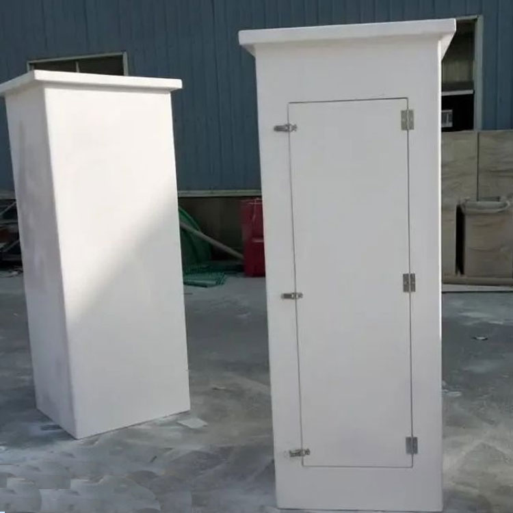 Glass Fiber Reinforced Plastic (GFRP) Aesthetic Cover, Square Column Air Conditioning Protective Cover, Communication Base Station Antenna Enclosure, Cylindrical Water Tank Cover