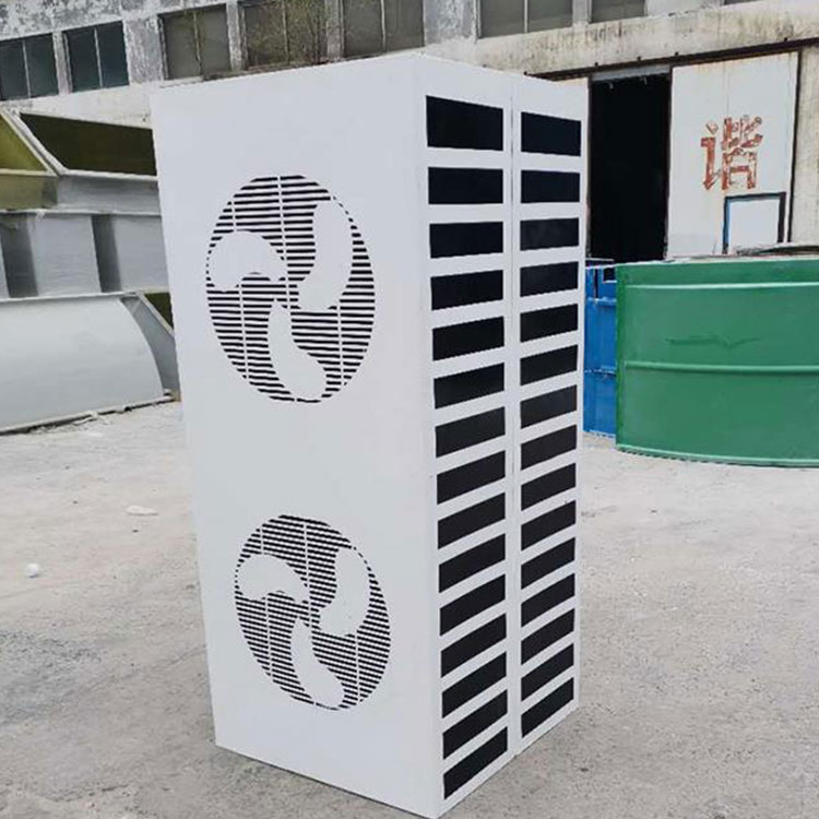 Fiberglass Aesthetic Cover for Communication Base Station Air Conditioner Antenna Cover, 5G Signal Tower Aesthetic Cylinder Outer Shell