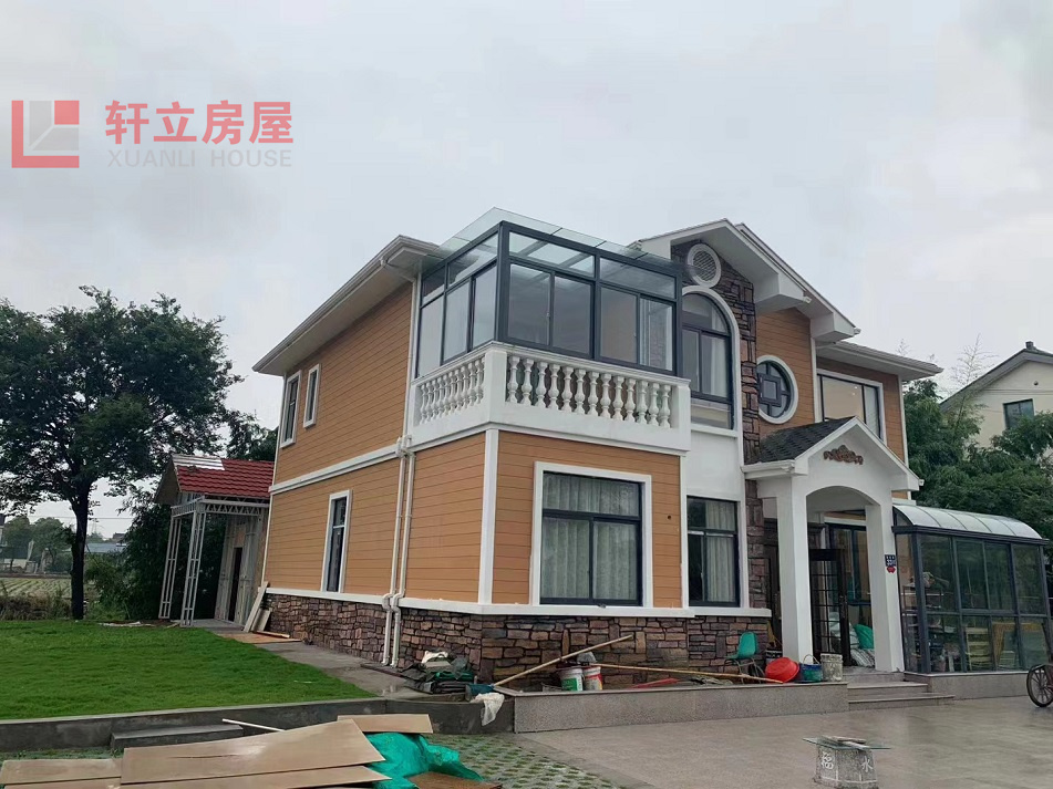 Shijiazhuang Steel Structure House Design & Construction, Prefabricated Light Steel Villa Manufacturer