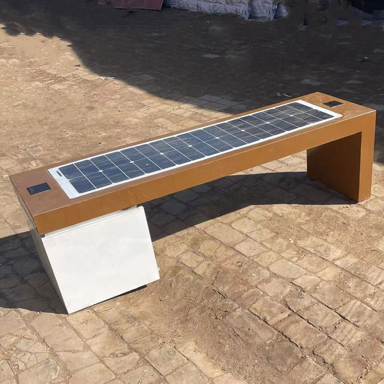 太阳能公园椅室外智慧座椅智能无线wifi座椅公园光伏发电坐凳