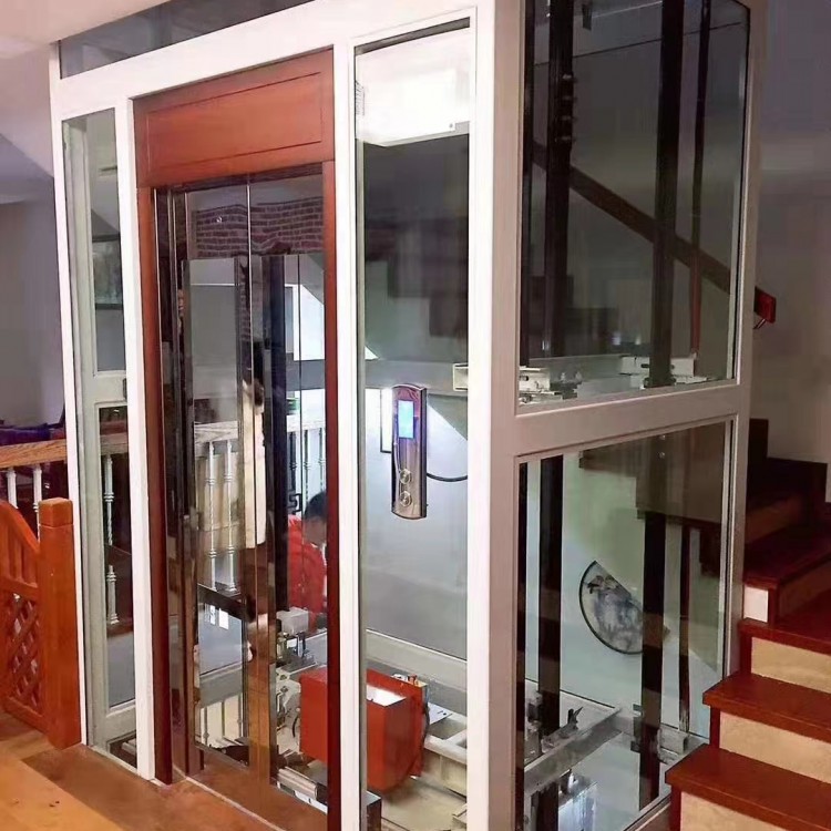 曳引家用别墅电梯 私人住宅室内外二三四五层室外升降平台
