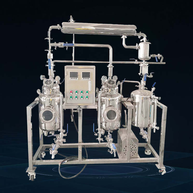 Extraction and Concentration Unit with Twin Tanks