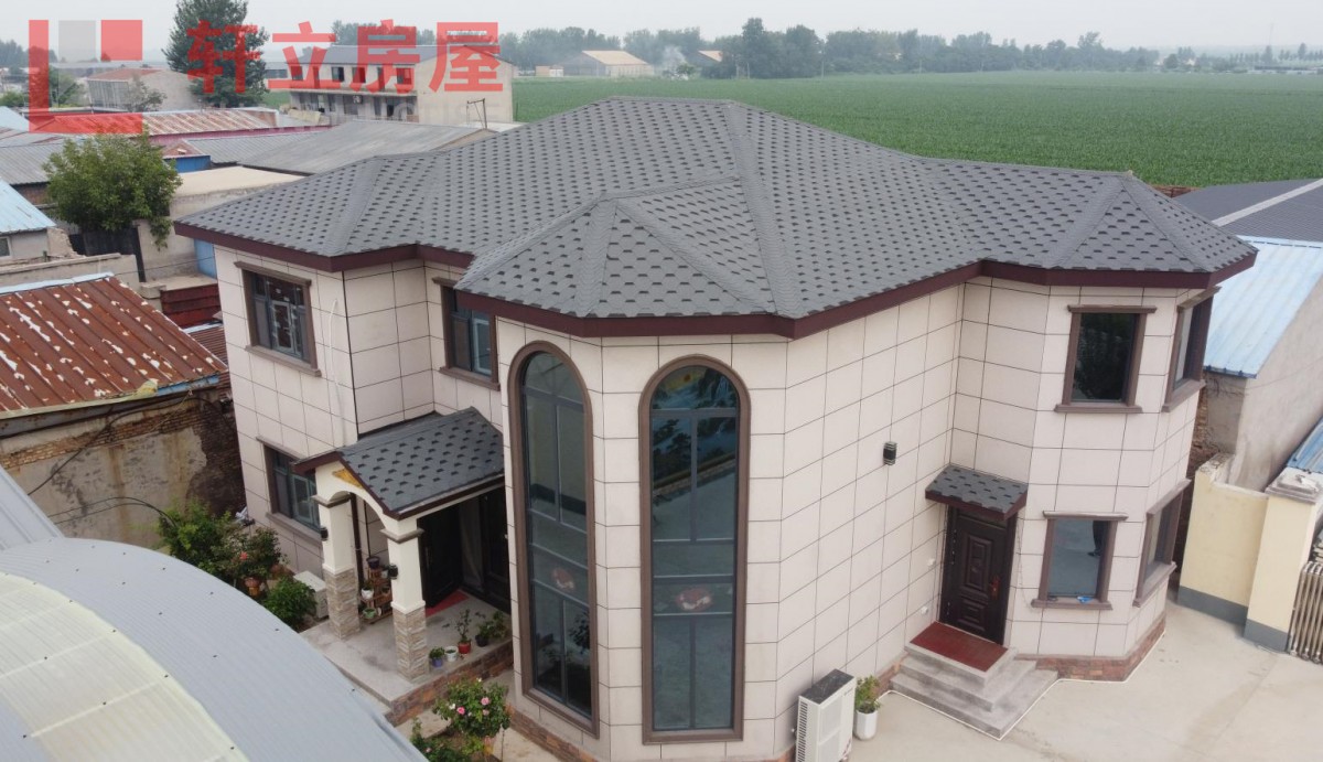 石家庄轻钢别墅厂家 轩立轻钢结构住宅结构稳定外形美观