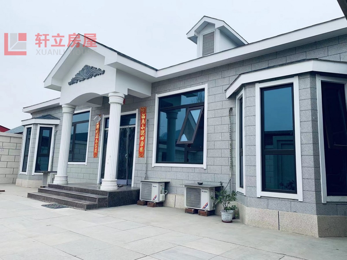 新中式轻钢别墅施工 加工定做钢结构住宅美观抗震