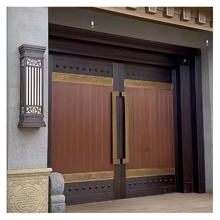 别墅不锈钢铝艺大门 庭院门 推动门 防盗 风格多样样式美观