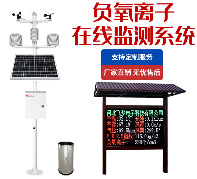 :负氧离线监测站 负氧离子在线监测系统 景区公园