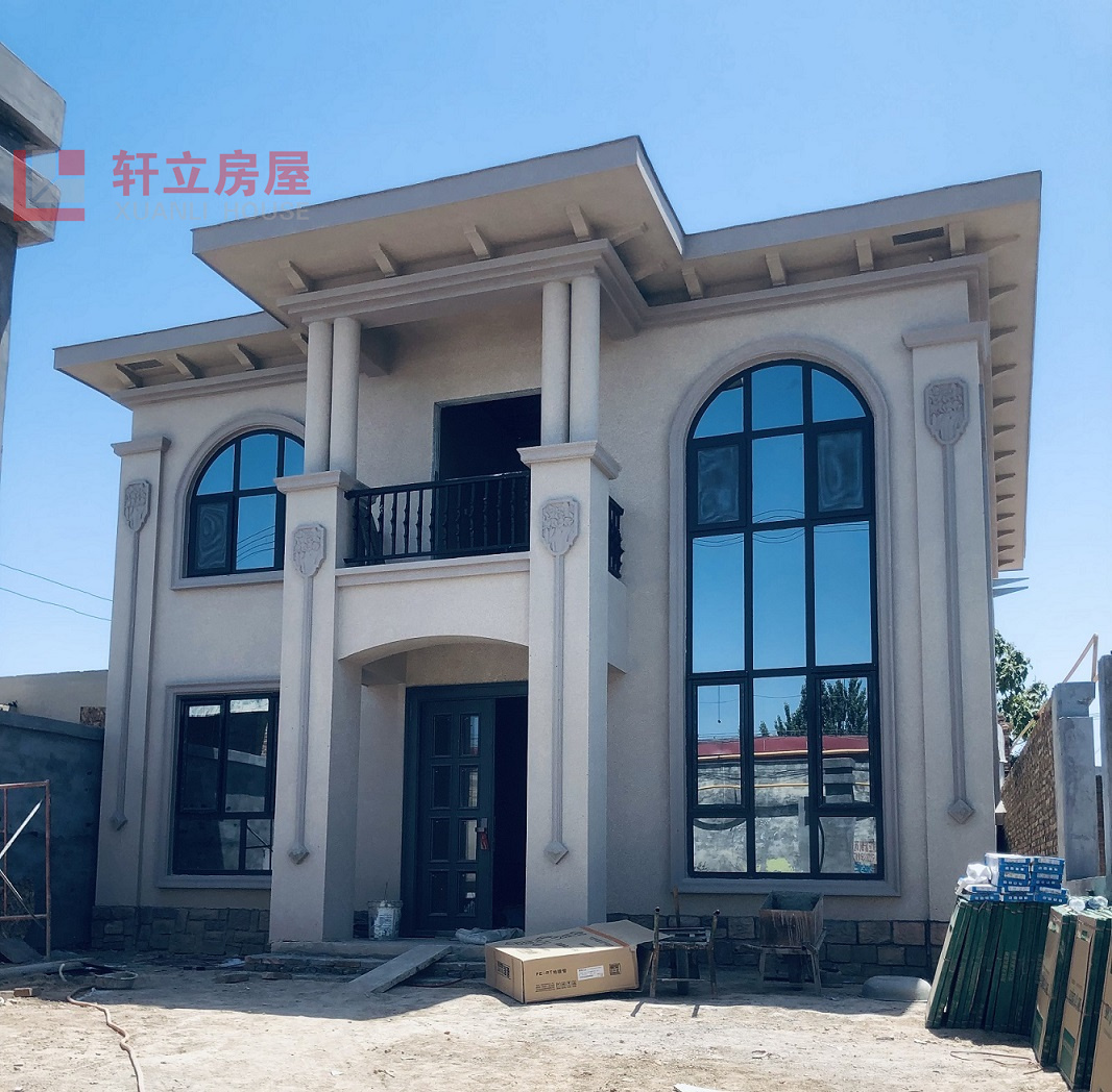 Shijiazhuang steel structure lightweight villa cost: $300,000 covers design and construction of a light steel villa