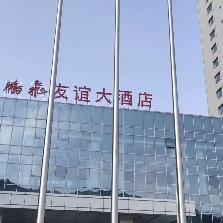 新乡三节式旗杆一体成型旗杆新乡企业工厂项目部旗杆