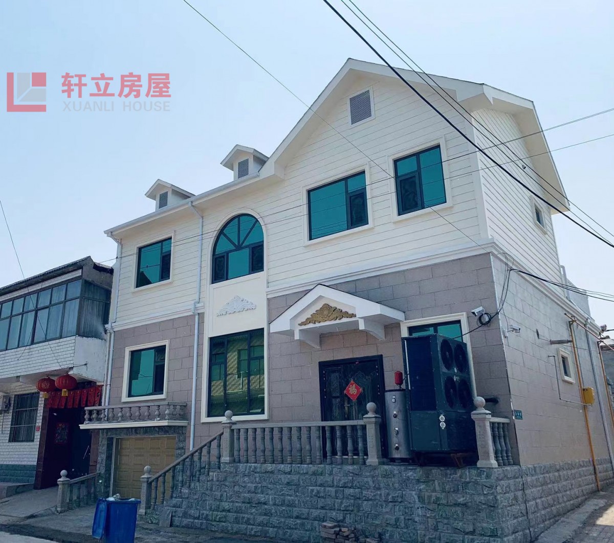 石家庄轻钢别墅厂家 定做轻型钢结构房屋吸音隔热