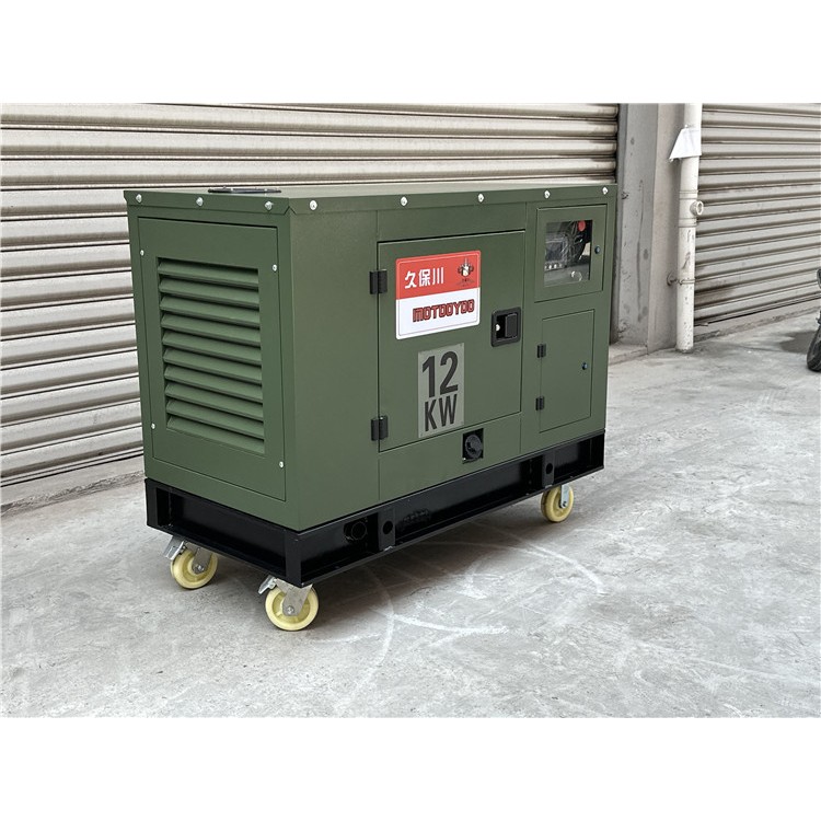 久保川高原12kw柴油发电机客户收货