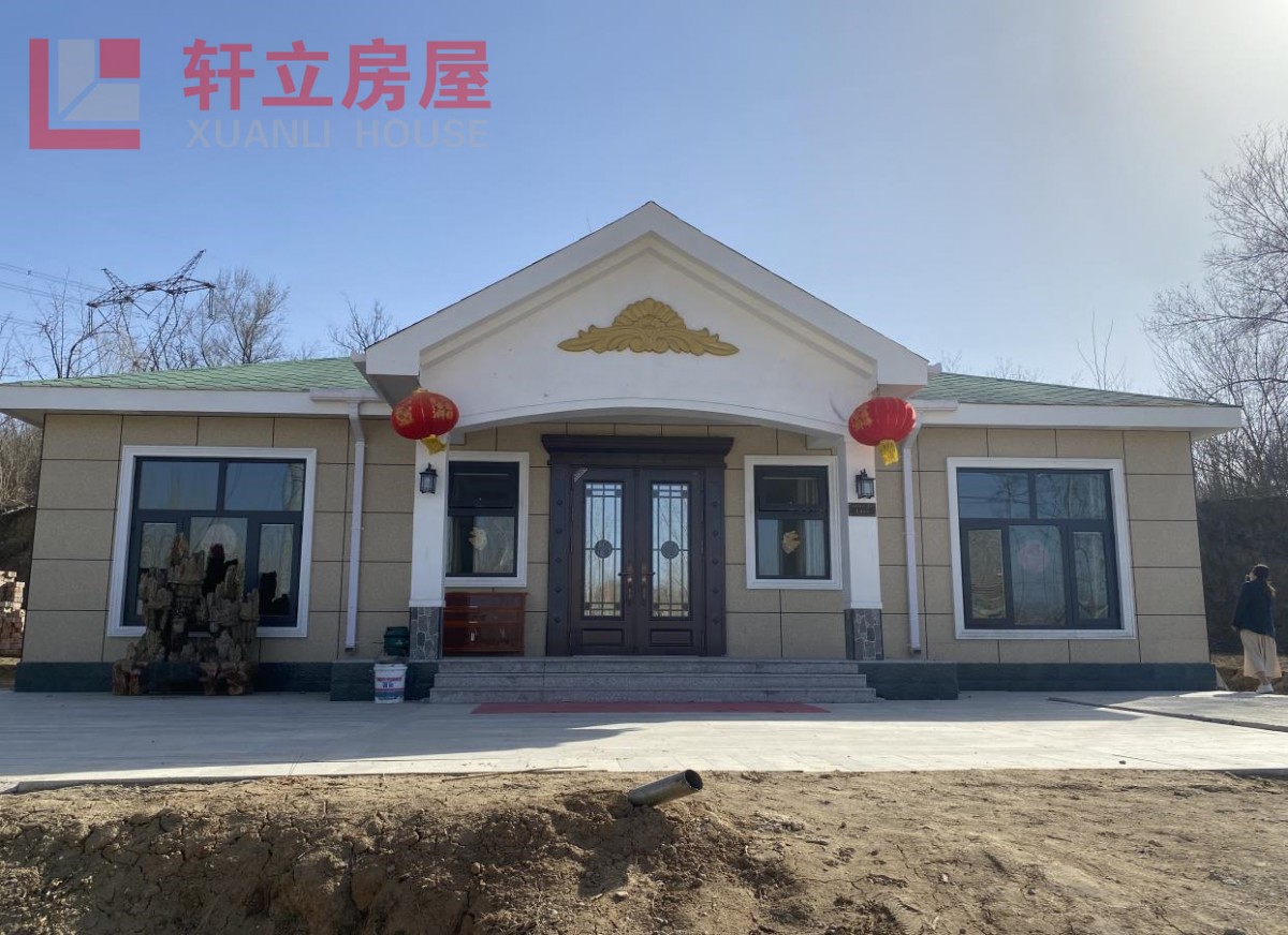 Hengshui Lightweight Steel Structural Houses: Aesthetically pleasing, earthquake-resistant, and windproof steel villa design