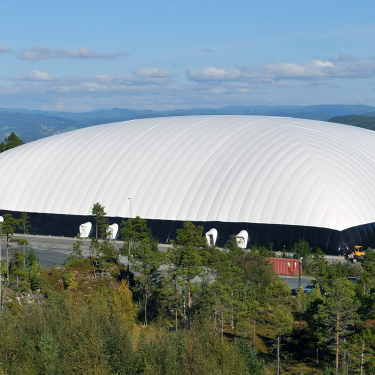 Air-supported gymnasium