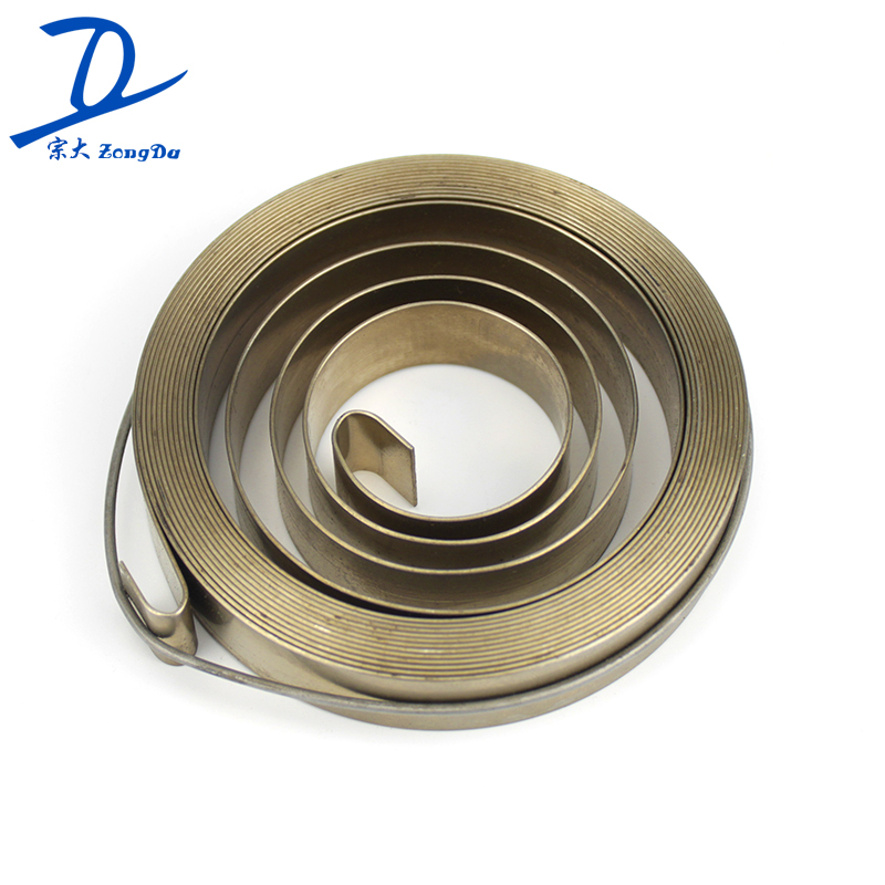 厂家供应健身器卷簧，划船器不锈钢收线发条卷簧